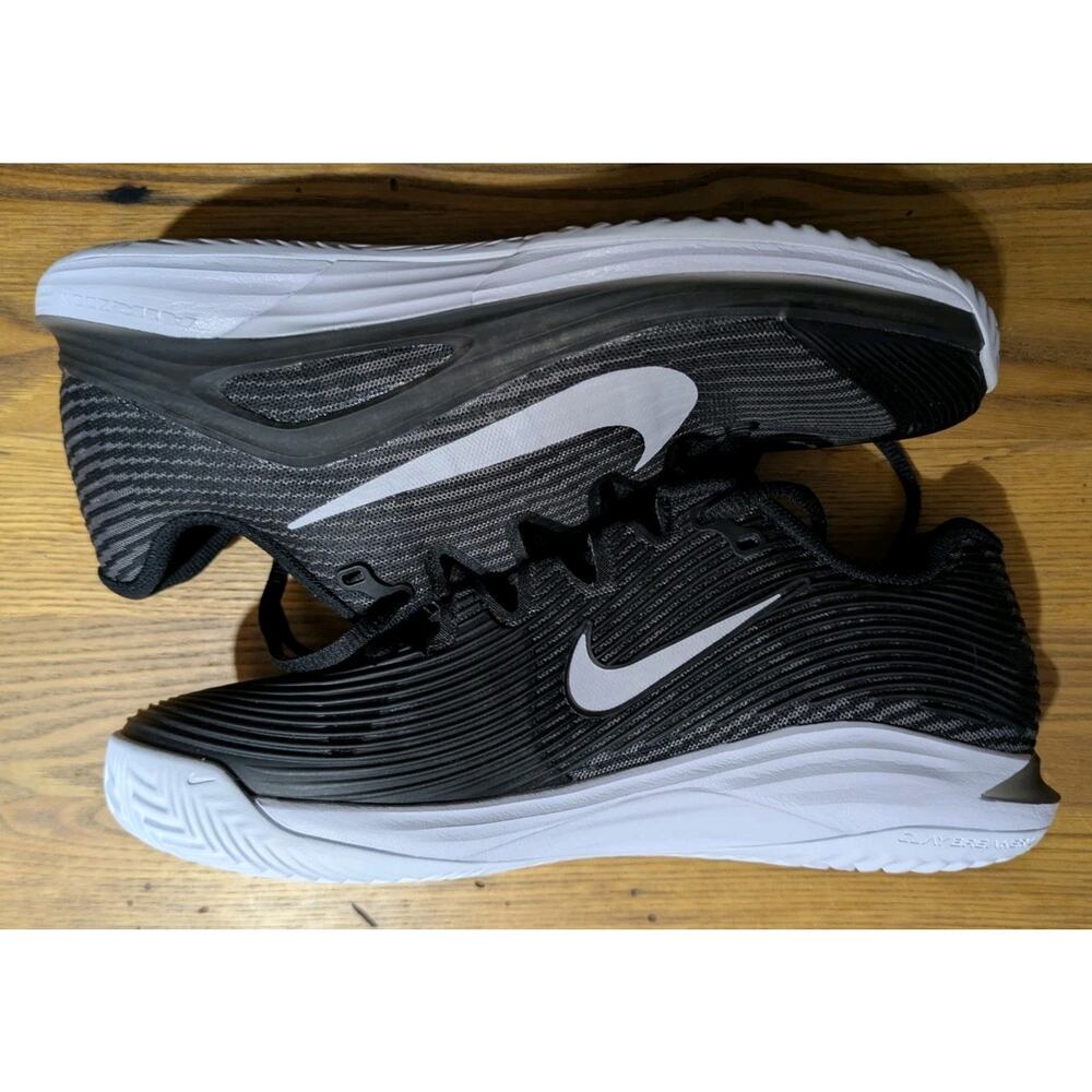 Size 8 - NikeCourt Air Zoom Vapor 12 Clay Black White W